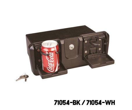 AAA - Glove Box with Drink / Can Holder - Black